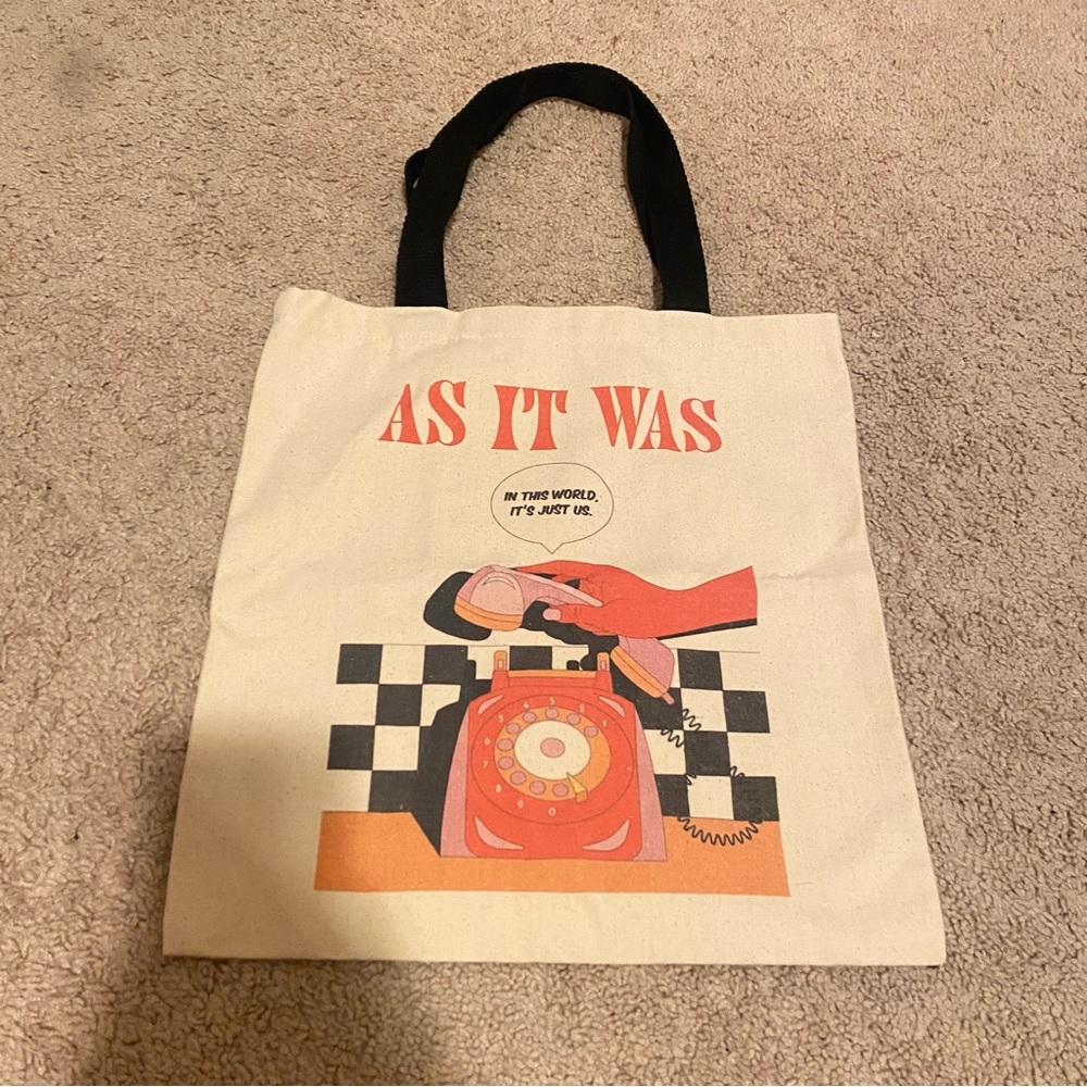Harry Styles “As it Was” tote bag